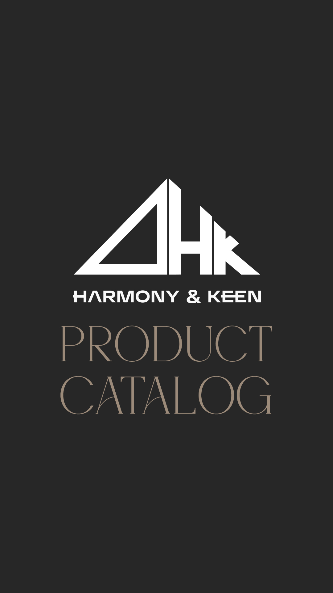 Harmony and Keen Product catalog